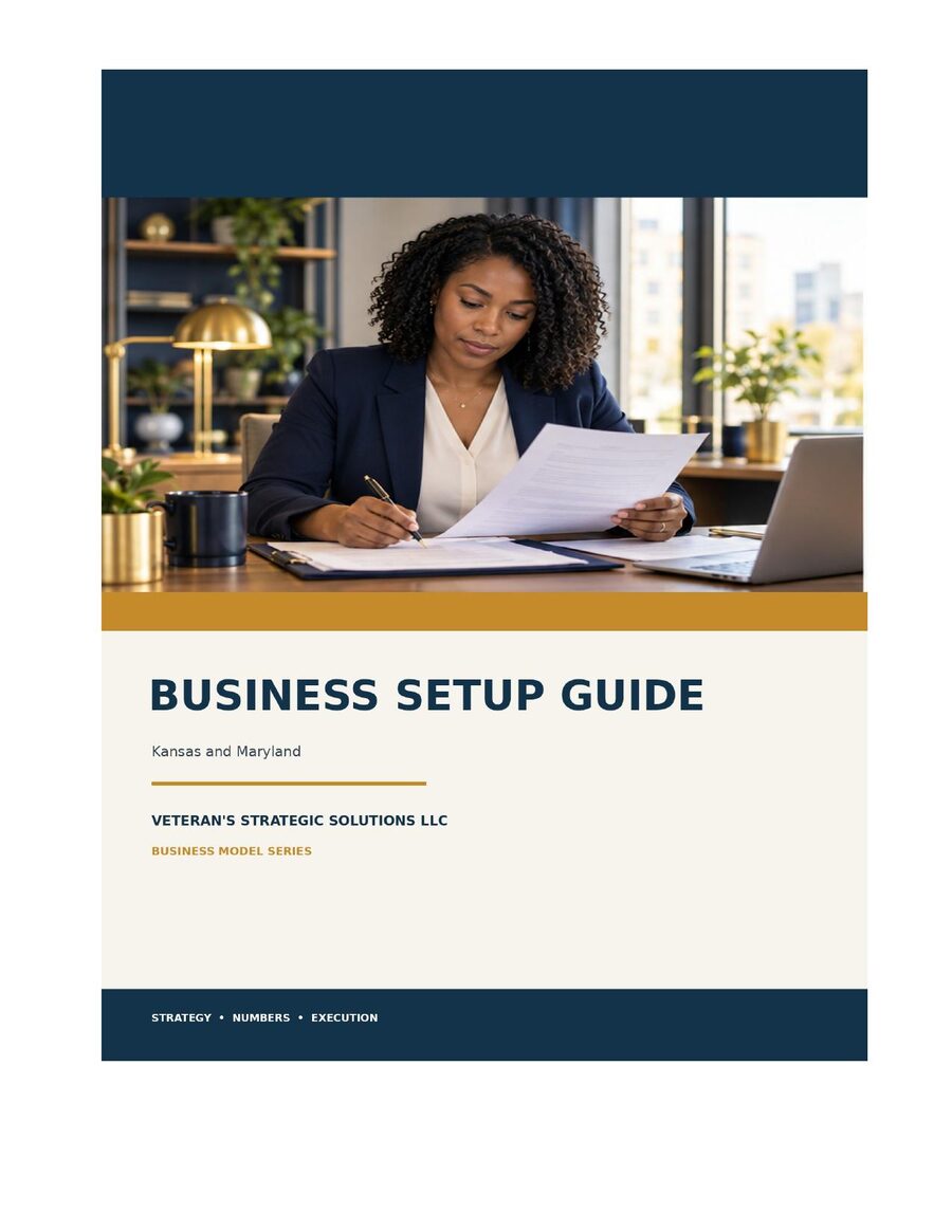Business Setup Business Plan cover