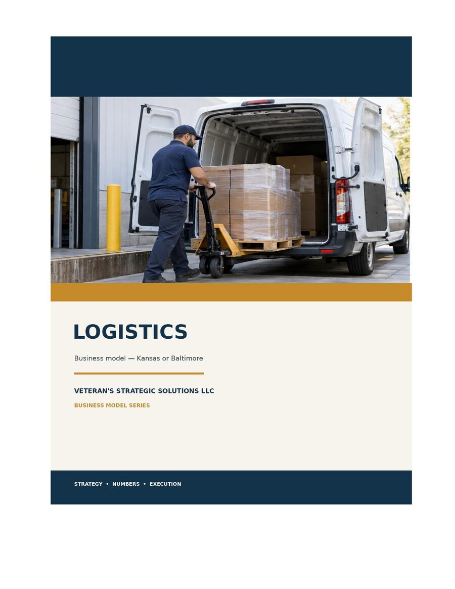 Logistics & Delivery Business Plan cover