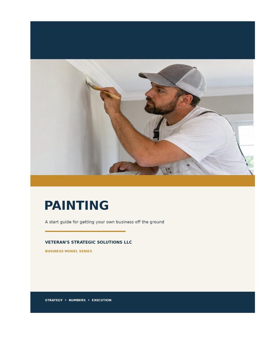 Painting Business Plan cover