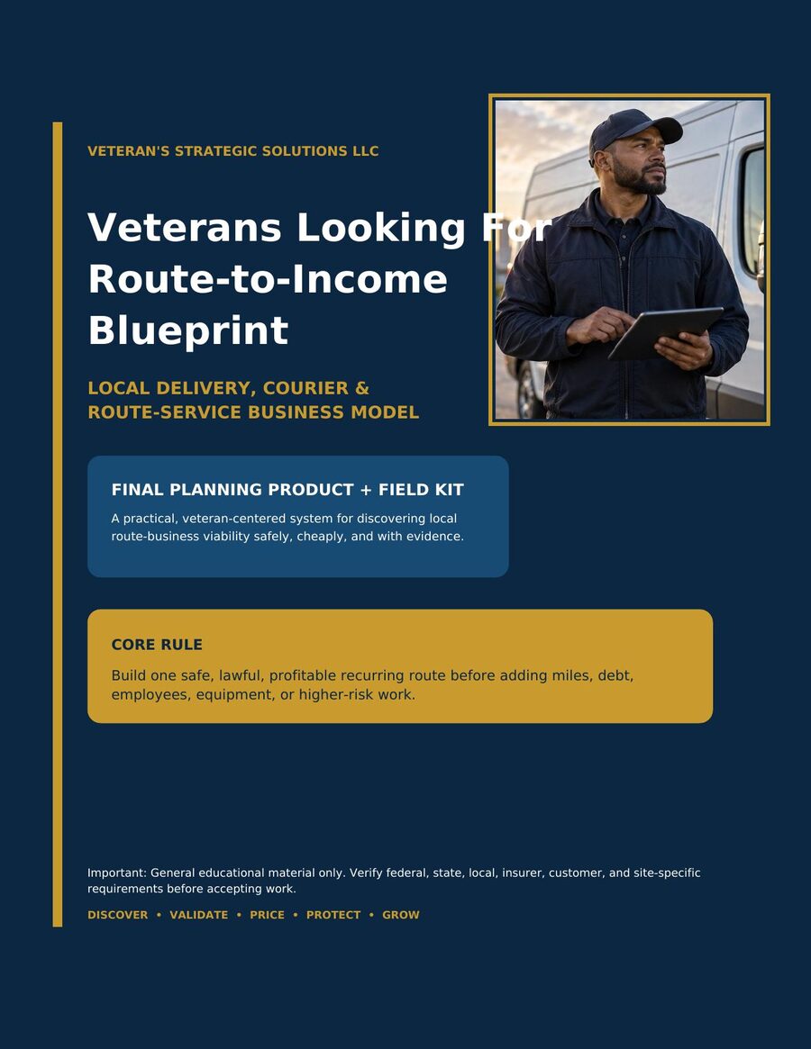 Route-to-Income Business Plan cover