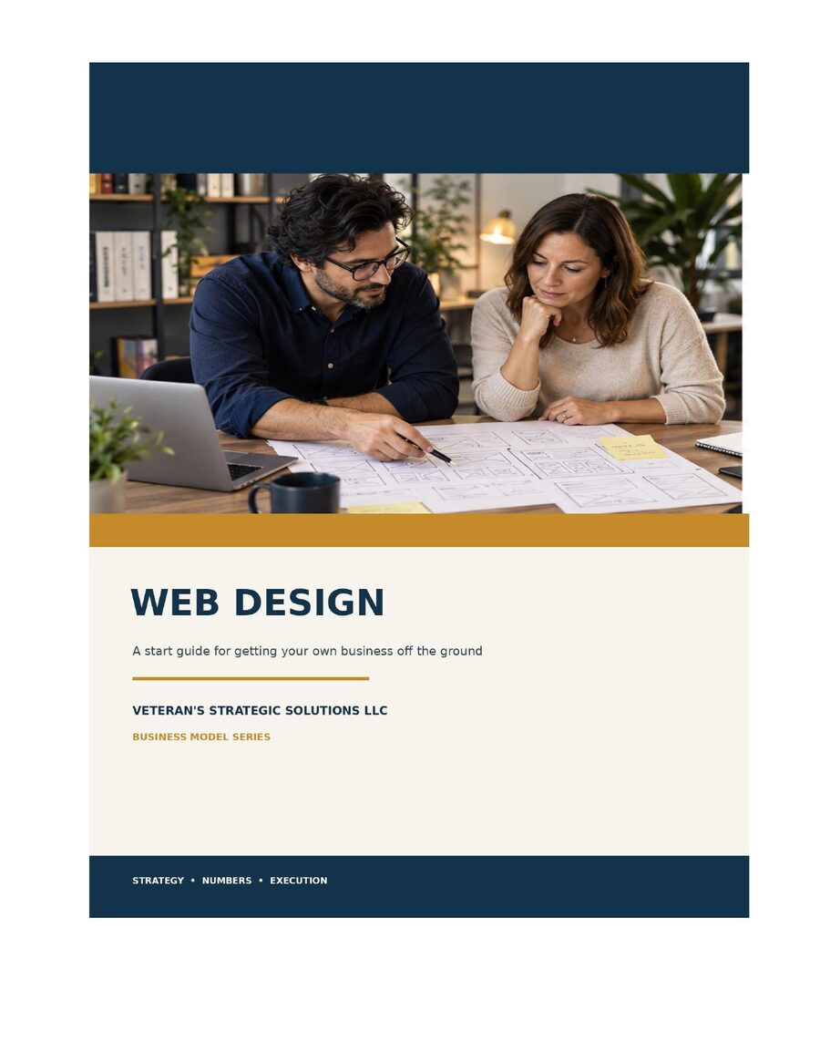 Web Design Business Plan cover